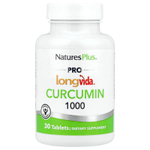 NaturesPlus, Pro Longvida® Curcumin 1000, 1000 мг, 30 таблеток