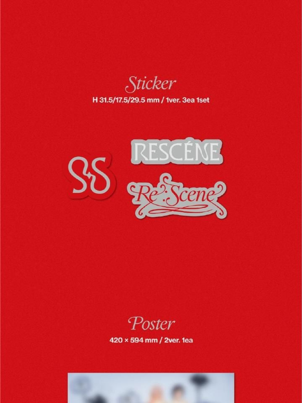 Альбом RESCENE - RE:SCENE 1st Single Album RANDOM Version