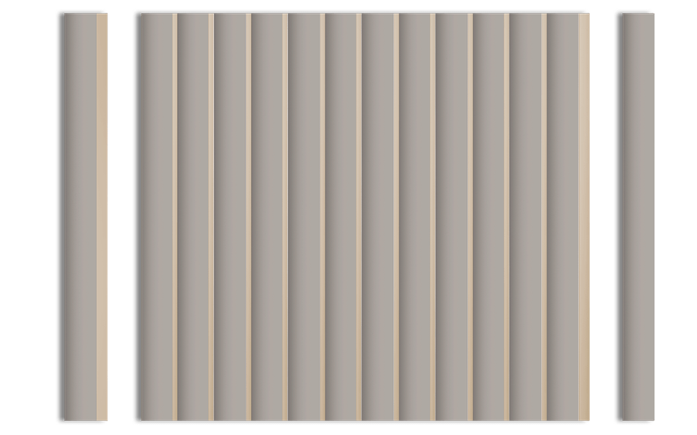 Стеновая панель HiWood декорированная, 270x12 см