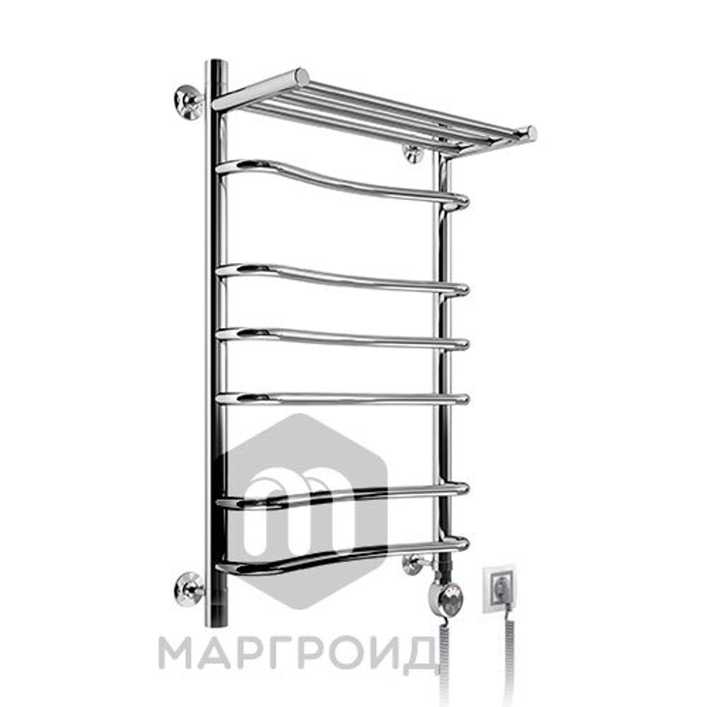 Эл.Полотенцесушитель &quot;Сахара&quot; Р60*40, С полкой