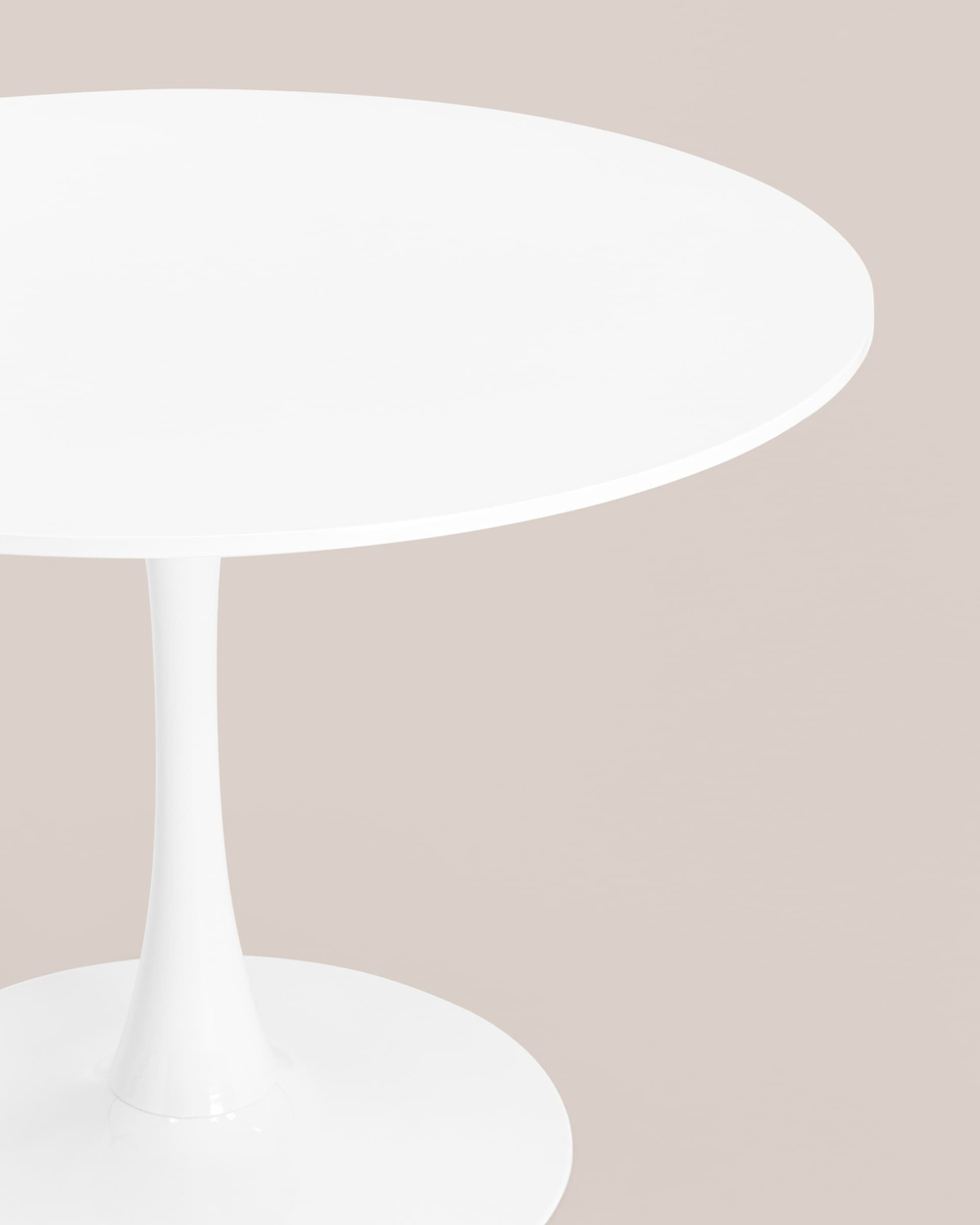 Стол Tulip D100 белый