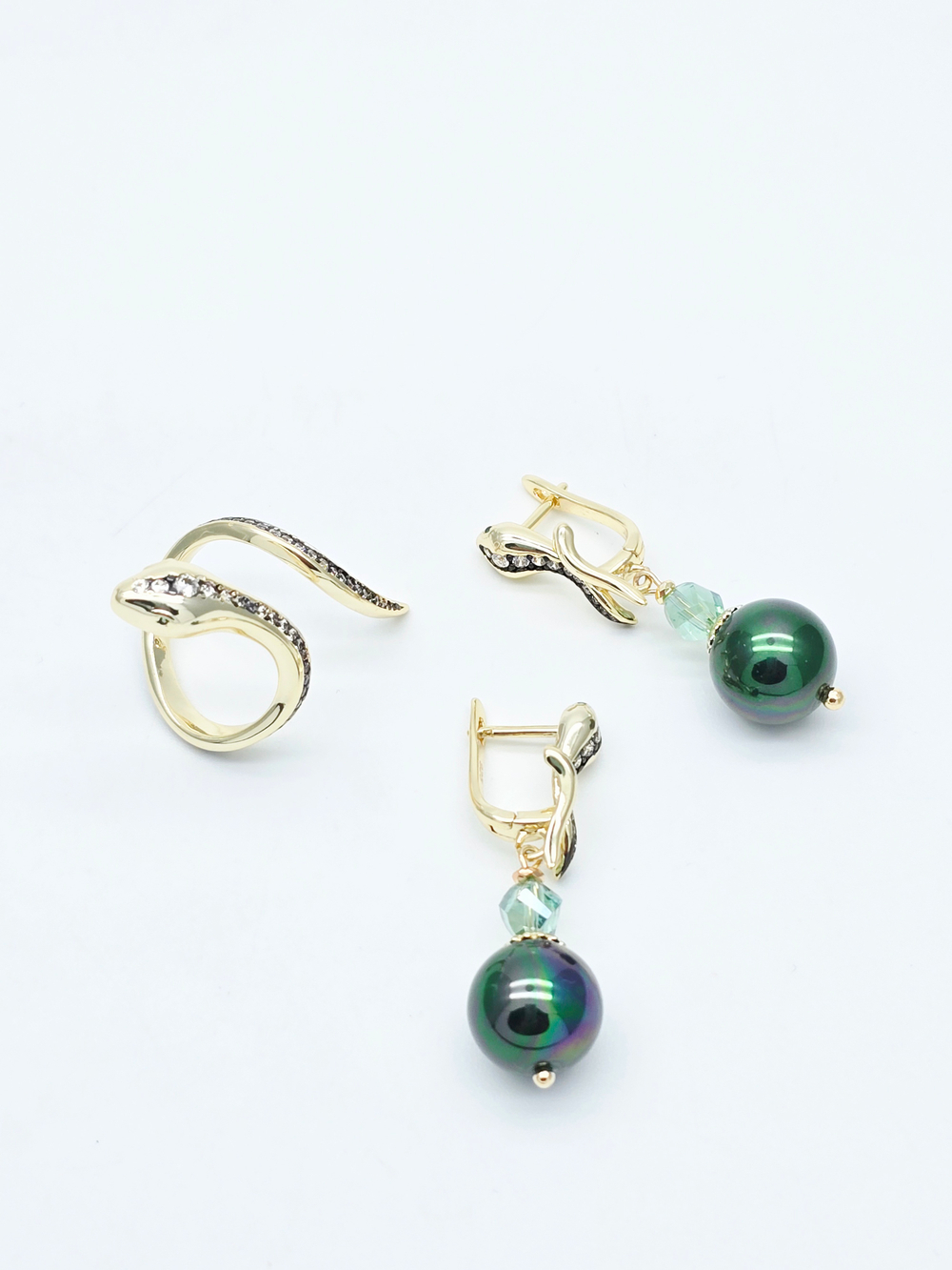 91004048 Серьги Selena Pearls