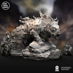 Grand Alliance Chaos Beasts of Chaos Jabberslythe миниатюра для dnd, днд, pathfinder, фентези, Настольная игра, НРИ, Варгейм, РПГ