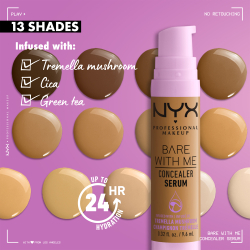 NYX Professional Makeup Bare With Me Concealer Serum - Корректор увлажняющий 2 в 1 оттенок 04 Beige, 9 ml