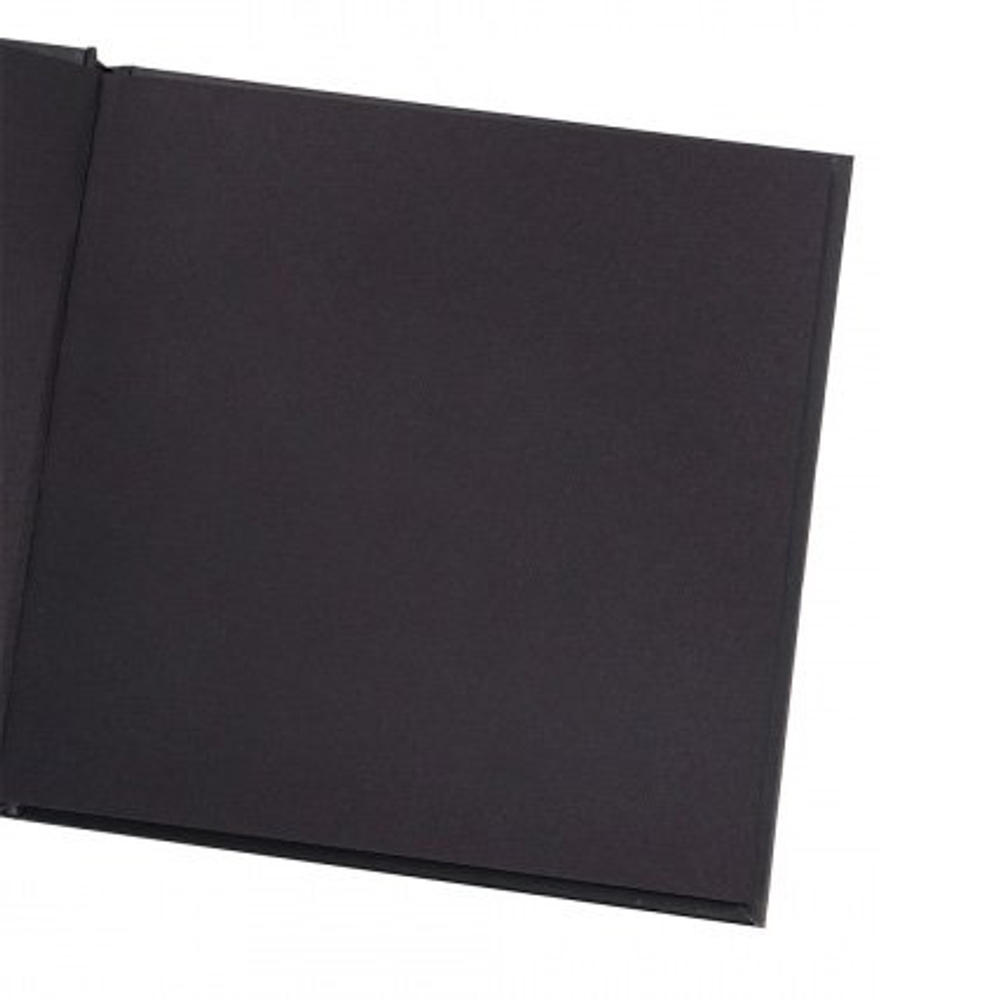 Скетчбук 160*160 мм., 40л., "Цветок", 120г/м2, Миленд, 7БЦ, матовая ламинация, выб. лак, резинка, чёрный офсет