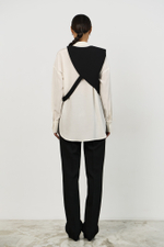 Жилет асимметрия короткий