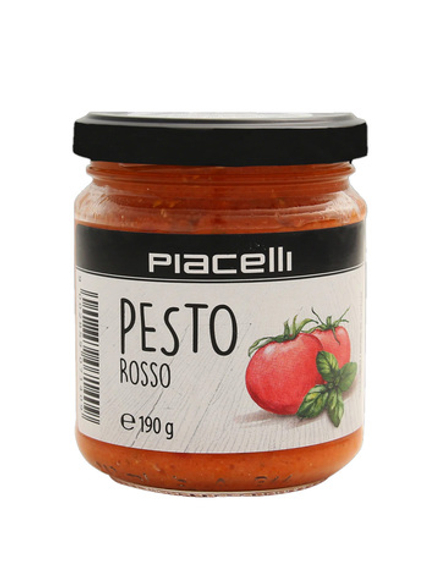 Соус Антипасти песто с томатами - Pesto Rosso от Piacelli 190г