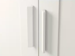 Шкаф платяной 3-дверный Ikea Brimnes с зеркалом , белый