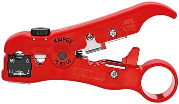 Стриппер для удаления изоляции с коаксиальных кабелей KNIPEX 16 60 06 SB KN-166006SB