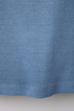 ZARA ТОП С ЭФФЕКТОМ ПОТЕРТОСТИ И ДЕТАЛЯМИ В РУБЧИК, ГОЛУБОЙ