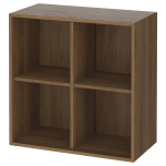 Шкаф навесной с 4 отделениями - IKEA EKET / ЭКЕТ ИКЕА, 70x35x70см, коричневый