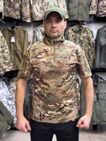 Футболка мультикам с воротом