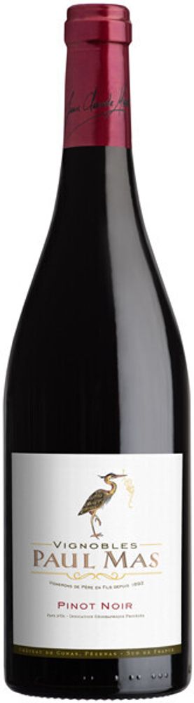 Вино Paul Mas Pinot Noir Pays d&#39;Oc IGP, 0,75 л.