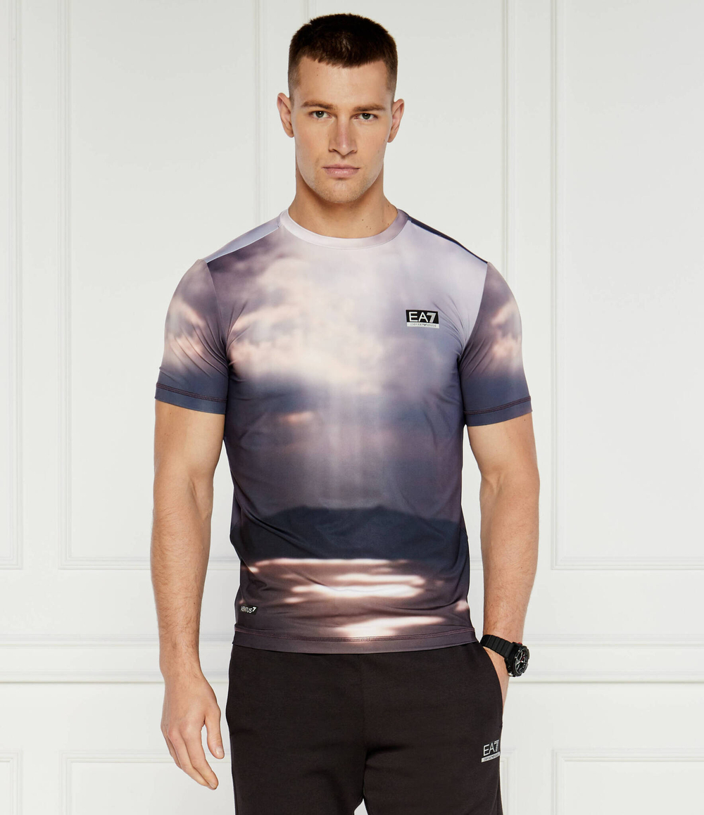 Футболка EA7 - разноцветная(6DPT31 PJMEZ)