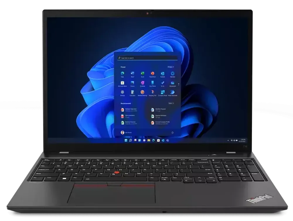 Ноутбук Lenovo ThinkPad T16 Gen 1, 16&amp;quot; (1920x1200) IPS/Intel Core i7-1260P/16ГБ DDR4/512ГБ SSD/Iris Xe Graphics/Windows 11 Pro, черный [21BV0024RT]