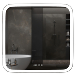 Зеркало MIXLINE "Стив-3" 700*685 (ШВ) сенсорный выключатель, часы + подогрев