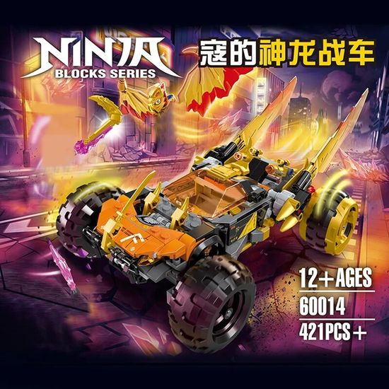 Конструктор Ninja " Драконий вездеход Коула ",  421 дет.