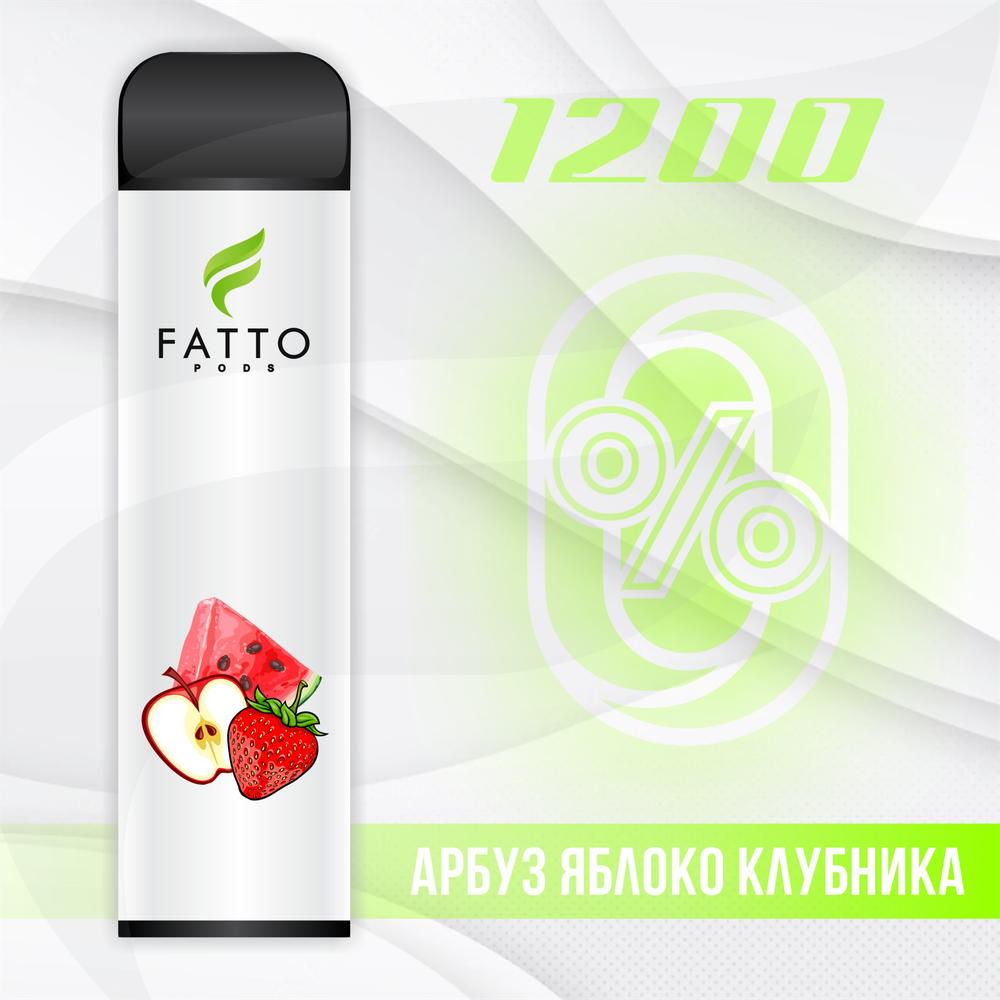 FATTO PODS ZERO - Watermelon Apple Strawberry (0% nic)