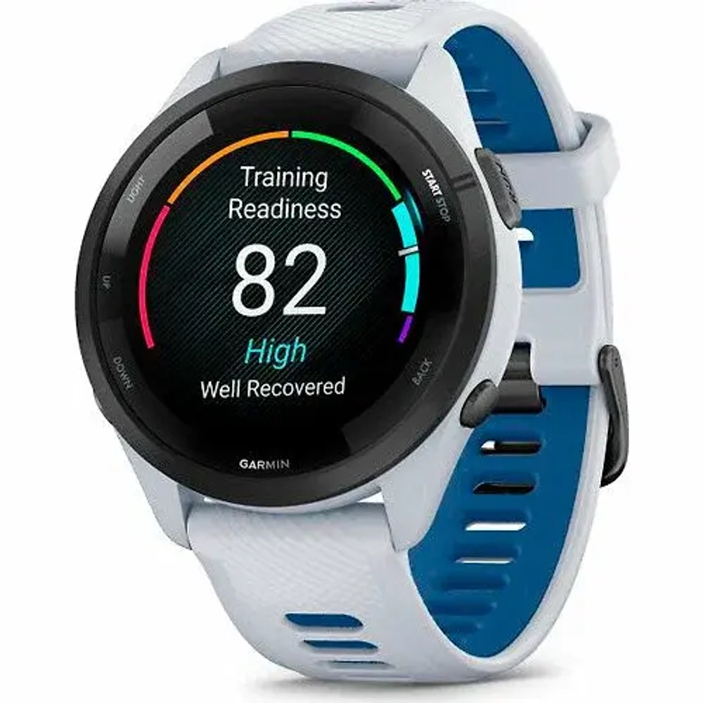 Умные часы Garmin Forerunner 265 46 мм, бело-синий (Whitestone)
