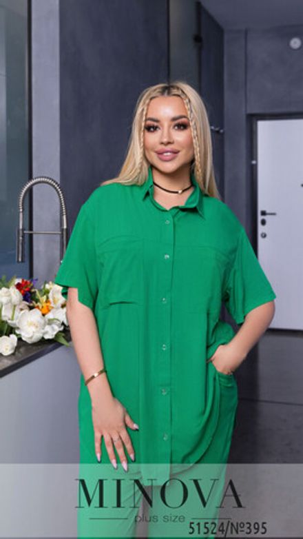 Костюм 395-зеленый Minova Фото 2