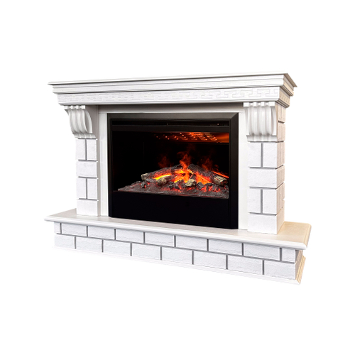 Каминокомплект Real Flame Castle 26 WT с очагом 3D Helios 26 SBG