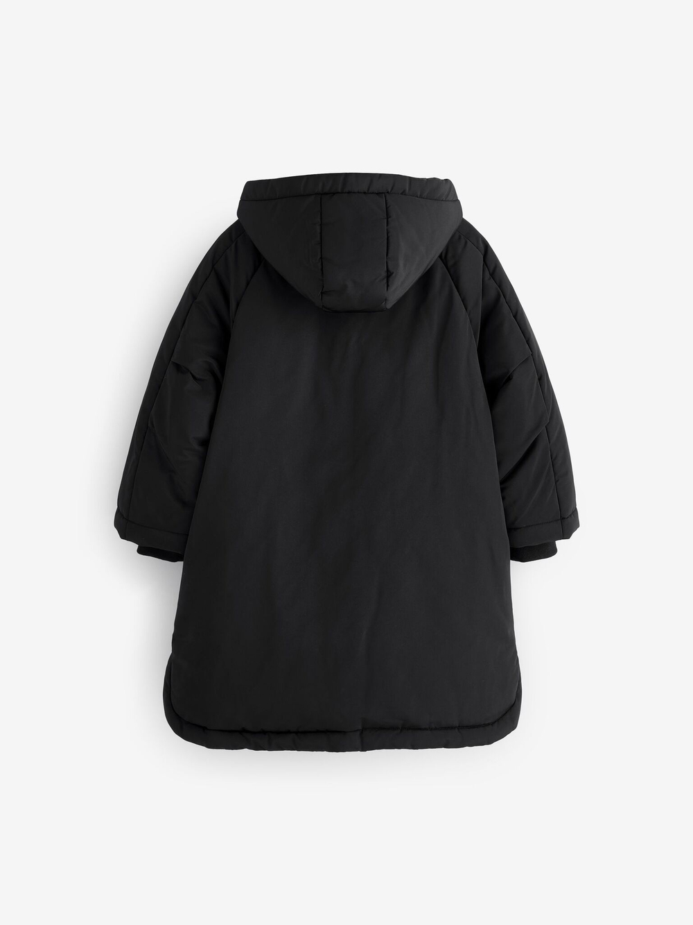 Куртка утепленная с капюшоном для девочки Next E33-633, Черный