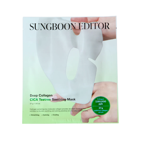 Sungboon Editor Deep Collagen Cica Teatree Soothing Mask 1pcs