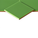 Плитка настенная Mini Tile Green glossy 99x99х7 мм