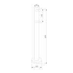 Ландшафтный светильник серый IP54 1419 TECHNO