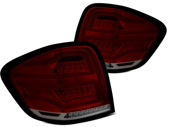 Задние фонари для Mercedes M-Class W164 (09-11) LED Red Smoke
