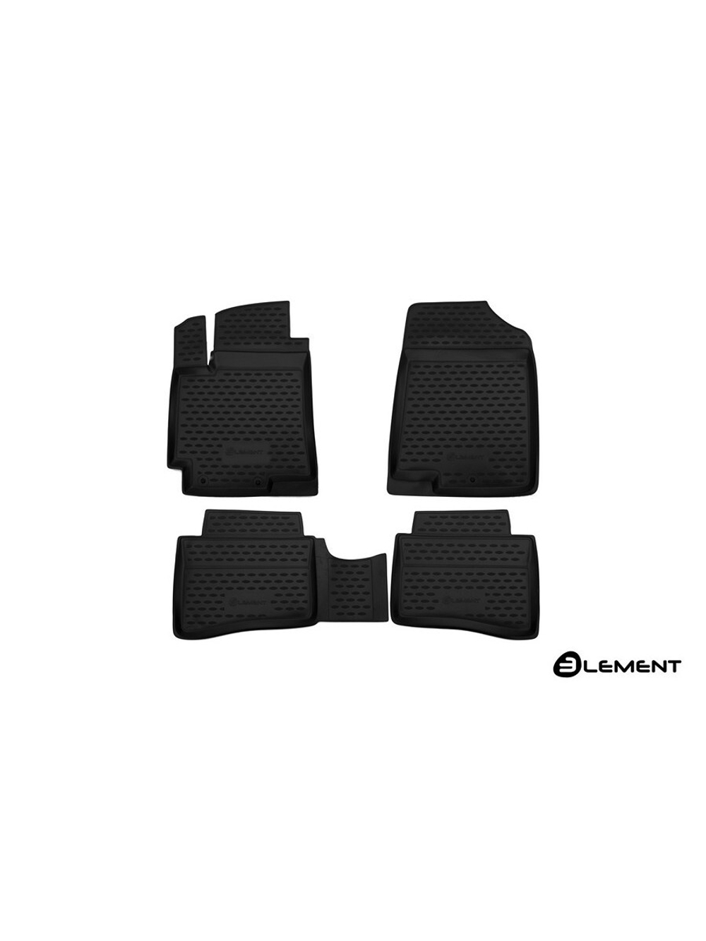 Коврики в салон для Jac S3, 2017-, 4 шт. (полиуретан) ELEMENT10501210
