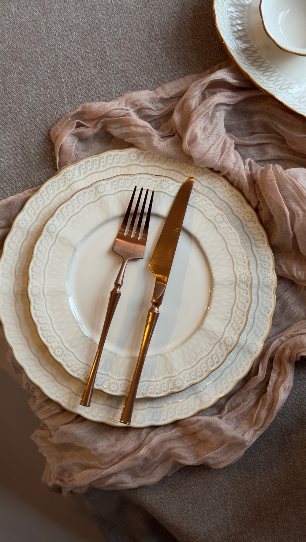 ТАРЕЛКА мелкая 10'' 255мм "Corone Cinzano"