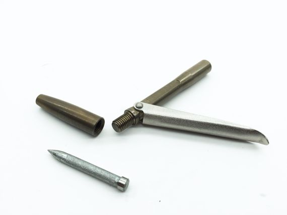 Наконечник со сменным бойком DiveMir Дюбель из стали Sandvik с 1-им флажком