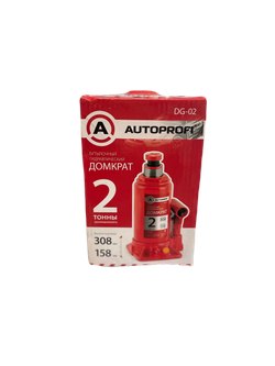 домкрат 2т гидр. AUTOPROFI в/п 30,8см