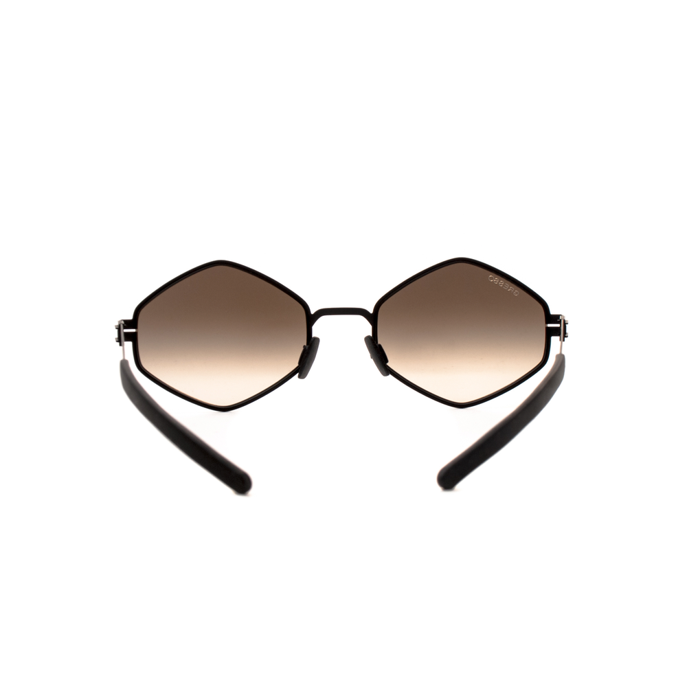 Очки GRESSO MILAN G0288TB04S многогранник черные с коричневым градиентом