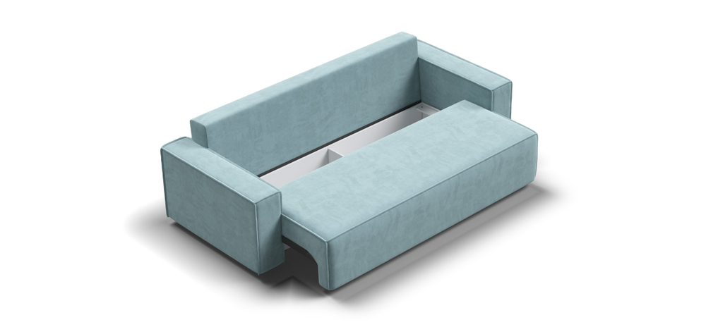 Диван Норд Велюр Монолит Аква