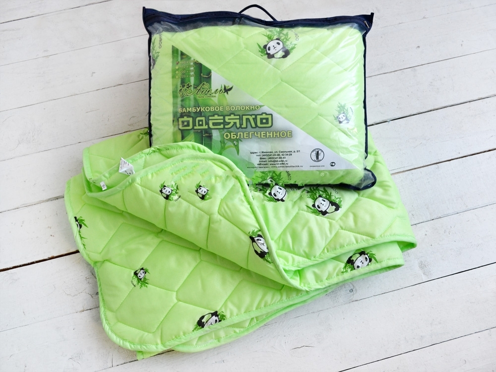 Одеяло "Бамбук" всесезон. п/э 140*205 (плотность300г/м2)