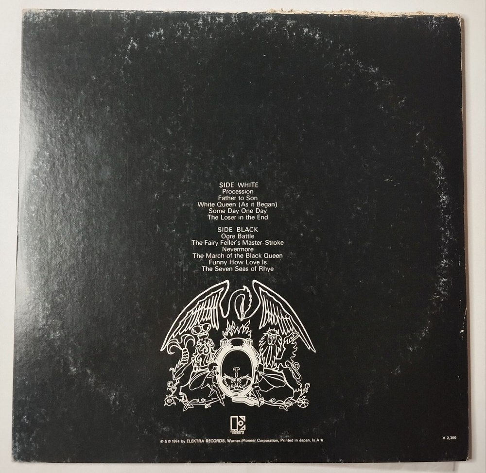 Винтажная виниловая пластинка LP Queen II (Japan 1974) (No Obi) P-8456E