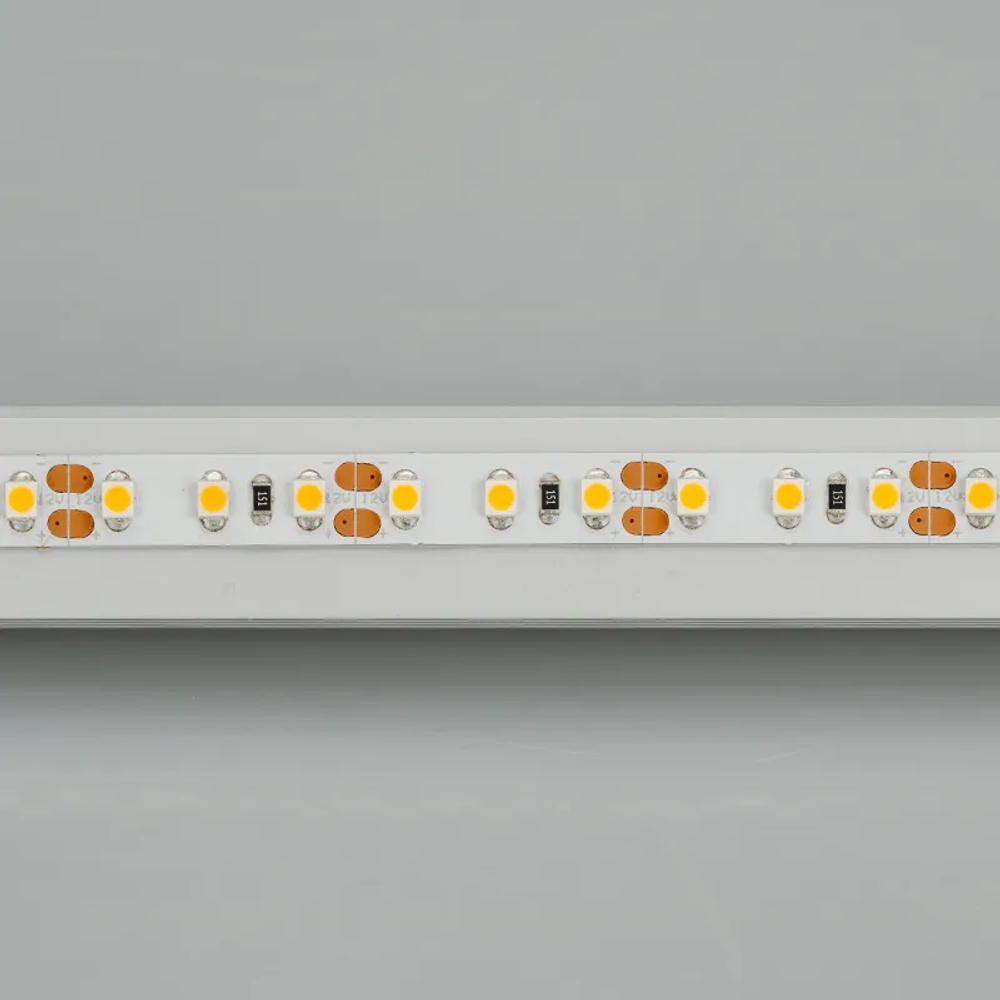 Светодиодная лента RT 2-5000 12V White6000 2x (3528, 600 LED, LUX) (Arlight, 9.6 Вт/м, IP20) 012334(B)