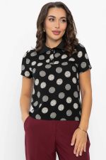 Поло Тренди (черное/круги) Б14092-10М LT Collection
