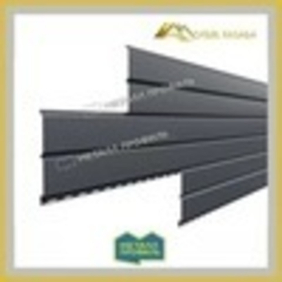 Сайдинг металлический L -Брус VikingMP E- RALL 7024 Графитовый серый 0.5мм