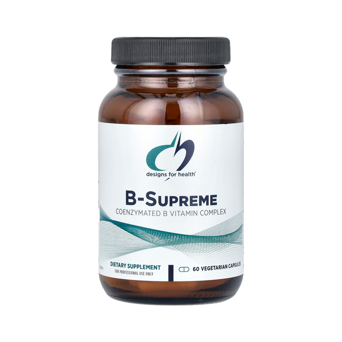 Коэнзимированный комплекс витаминов группы B, B-Supreme, Designs for Health, 60 капсул
