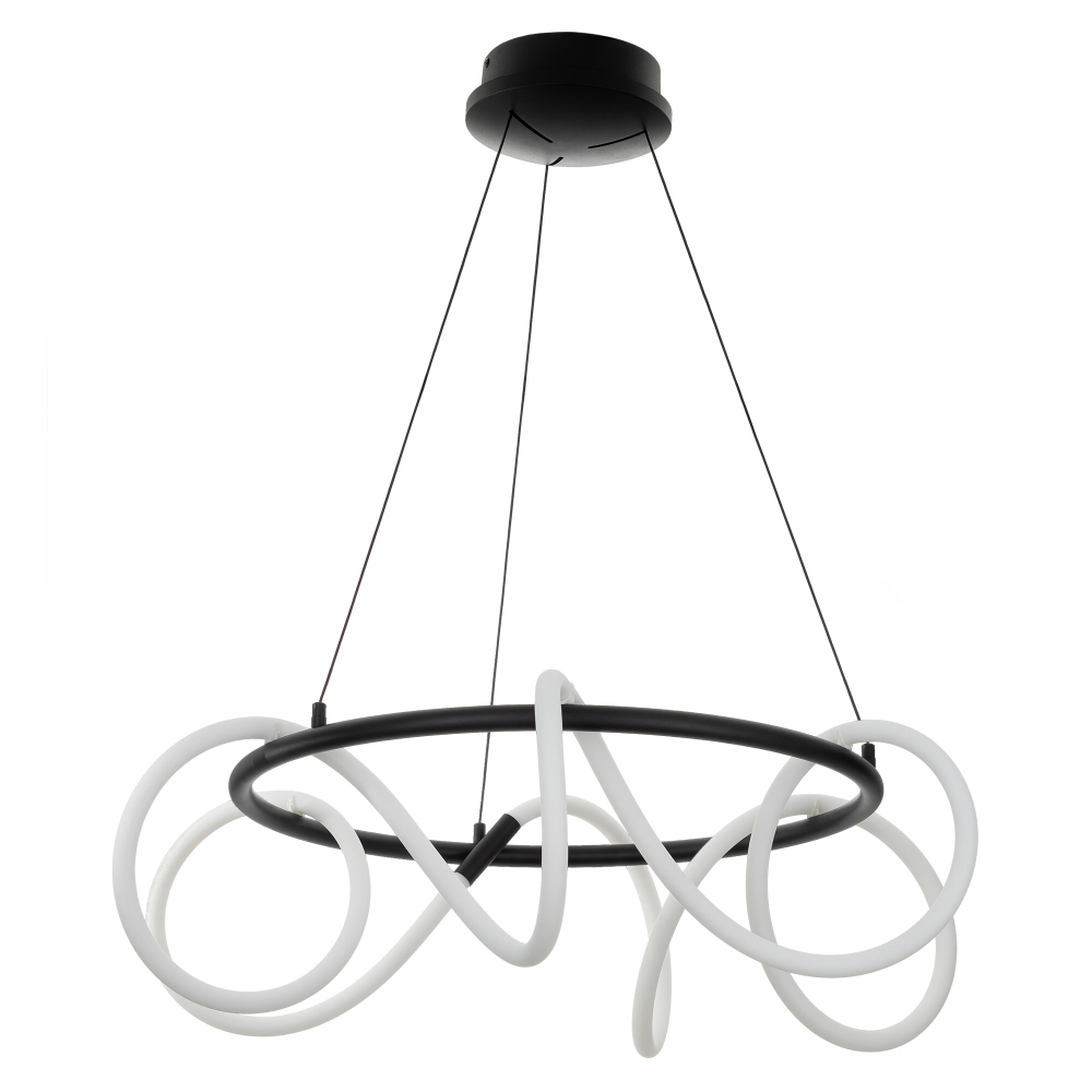 Citilux PYTHON CL220261 Люстра подвесная с пультом Чёрная