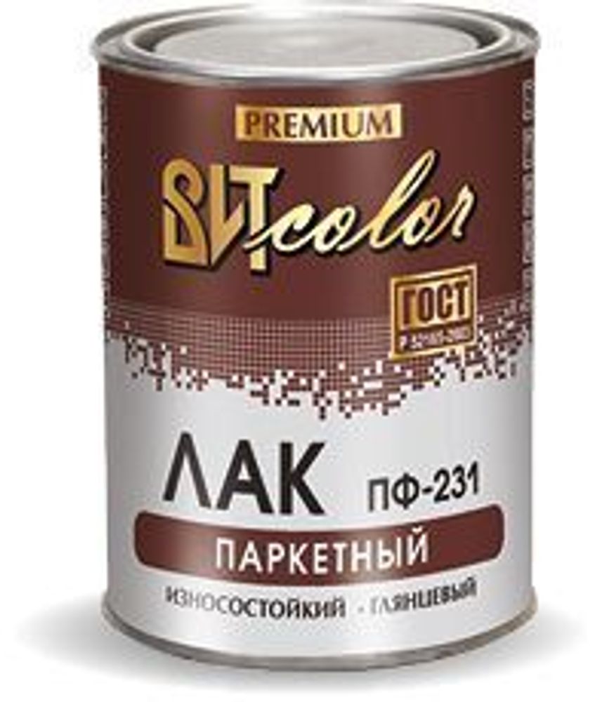 Лак паркетный ПФ-231 0,8 кг ВИТ color
