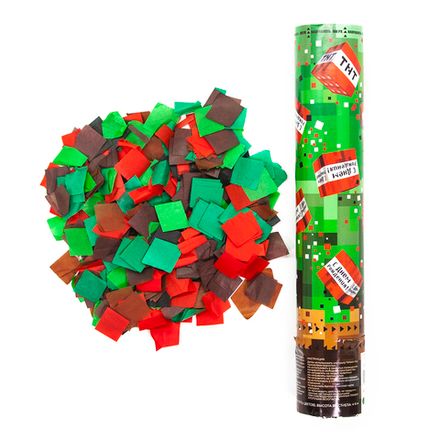 Хлопушка "Пиксели" 30 см