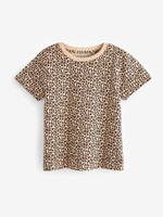 Футболка для девочки Next 736-344, 8 шт., Белый, Серый, Розовый