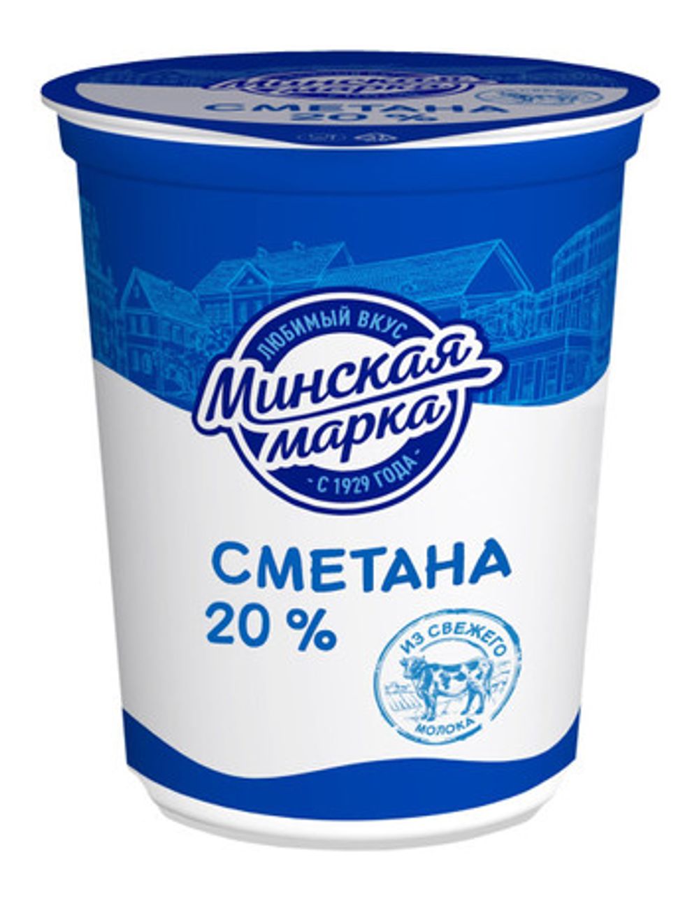 Сметана "Минская Марка" 20% 380г