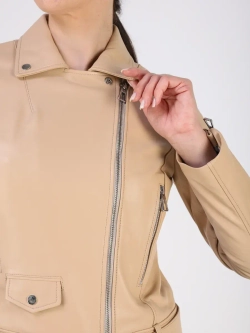 Кожаная куртка демисезонная косуха