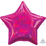 Фольгированная фигура, звезда, 19"/48СМ Переливы Magent