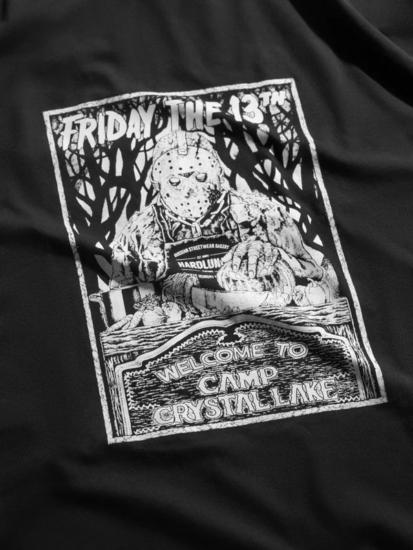 Футболка оверсайз Friday 13 черная - фото 6